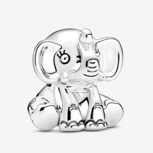 Set of two Authentic Pandora elephant charms